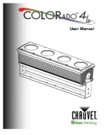 Chauvet COLORado 4 IP User Manual предпросмотр