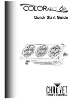 Chauvet COLORado 6p Quick Start Manual предпросмотр