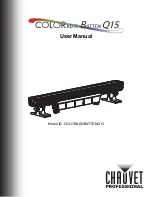 Chauvet COLORado Batten Q15 User Manual preview