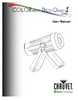 Предварительный просмотр 1 страницы Chauvet COLORado Deco Quad 1 Tour User Manual