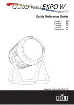 Предварительный просмотр 1 страницы Chauvet COLORado Expo W Quick Reference Manual