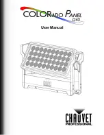 Preview for 1 page of Chauvet COLORado Panel Q40 User Manual