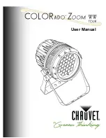 Preview for 1 page of Chauvet Colorado Zoom WW tour User Manual