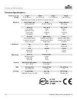 Preview for 22 page of Chauvet Colorado Zoom WW tour User Manual