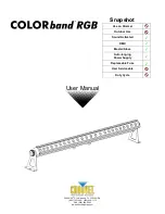 Предварительный просмотр 1 страницы Chauvet COLORband RGD User Manual