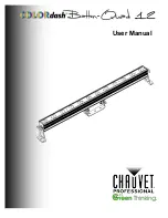 Chauvet ColorDash Batten-Quad 12 User Manual preview