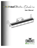 Chauvet COLORdash Batten-Quad 6 User Manual предпросмотр