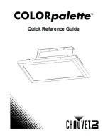 Chauvet COLORpalette Quick Reference Manual preview