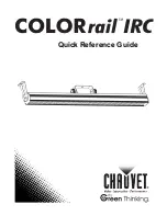 Предварительный просмотр 1 страницы Chauvet Colorrail IRC Quick Reference Manual