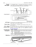 Предварительный просмотр 3 страницы Chauvet Colorrail IRC Quick Reference Manual