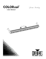 Chauvet COLORrail User Manual предпросмотр