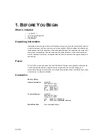 Preview for 3 page of Chauvet COLORstrip LED-FS1 User Manual