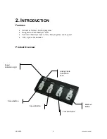 Preview for 5 page of Chauvet COLORstrip LED-FS1 User Manual