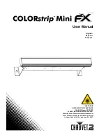 Предварительный просмотр 1 страницы Chauvet COLORstrip Mini FX User Manual