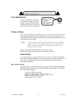 Предварительный просмотр 8 страницы Chauvet Constellation DMX-800 User Manual