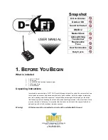 Chauvet D-Fi Plus User Manual preview