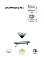 Chauvet DIAMONDstrip Mini User Manual предпросмотр