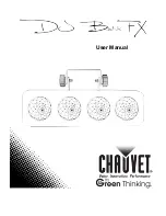 Chauvet DJ Bank User Manual preview