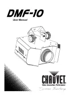 Предварительный просмотр 1 страницы Chauvet DMF-10 User Manual