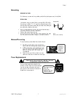 Предварительный просмотр 7 страницы Chauvet DMX-155 Omega I User Manual