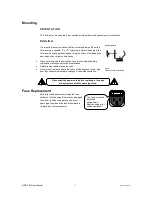 Предварительный просмотр 7 страницы Chauvet DMX-355 User Manual