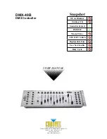 Preview for 1 page of Chauvet DMX-40B User Manual