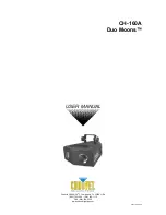 Предварительный просмотр 1 страницы Chauvet Duo Moons CH-160A User Manual