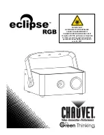 Chauvet Eclipse RGB User Manual preview