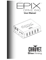 Preview for 1 page of Chauvet Epix Drive 640 User Manual