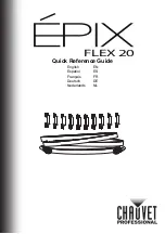 Chauvet EPIX FLEX 20 Quick Reference Manual preview