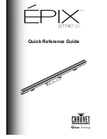 Preview for 1 page of Chauvet Epix Strip 2.0 Quick Reference Manual