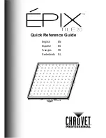 Preview for 1 page of Chauvet EPIX TILE 2.0 Quick Reference Manual