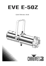 Preview for 1 page of Chauvet EVE E-50Z Quick Reference Manual