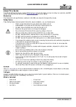 Preview for 2 page of Chauvet EVE E-50Z Quick Reference Manual