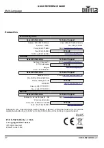 Preview for 28 page of Chauvet EVE E-50Z Quick Reference Manual