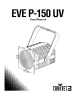 Preview for 1 page of Chauvet EVE P-150 UV User Manual