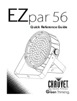 Chauvet EZpar 56 Quick Reference Manual предпросмотр