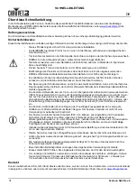 Preview for 32 page of Chauvet Festoon Quick Reference Manual