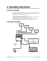 Preview for 8 page of Chauvet Foot Master 4200 User Manual