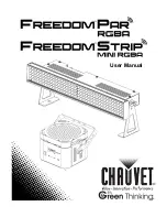 Предварительный просмотр 1 страницы Chauvet Freedom Par RGBA User Manual