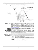 Preview for 5 page of Chauvet Freedom Par Tri-6 QRG Quick Reference Manual