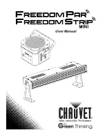 Chauvet Freedom Par User Manual предпросмотр