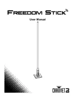 Chauvet Freedom Stick User Manual предпросмотр