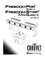 Chauvet Freedom Strip Mini Quad-5 User Manual предпросмотр