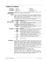 Preview for 3 page of Chauvet GigBar LT User Manual