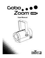 Chauvet Gobo Zoom LED User Manual preview