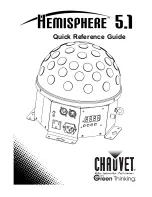 Chauvet Hemisphere 5.1 Quick Reference Manual preview