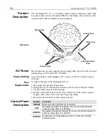 Предварительный просмотр 3 страницы Chauvet Hemisphere 5.1 Quick Reference Manual