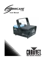 Chauvet HURRICANE 1100 User Manual предпросмотр