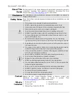 Preview for 2 page of Chauvet Hurricane 1101 Quick Reference Manual